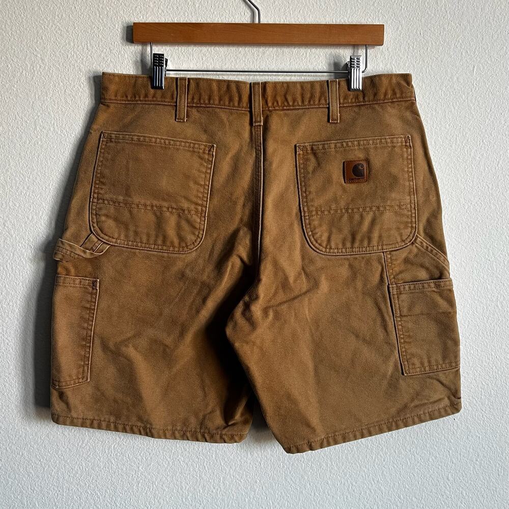 Carhartt B25 BRN brown work wear carpenter shorts